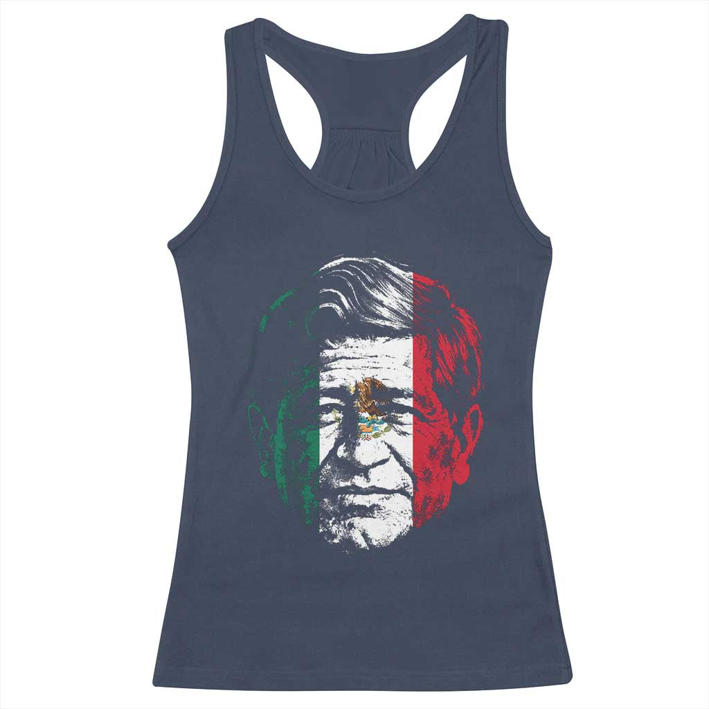Cesar Chavez Day Mexican American Pride Racerback Tank Top