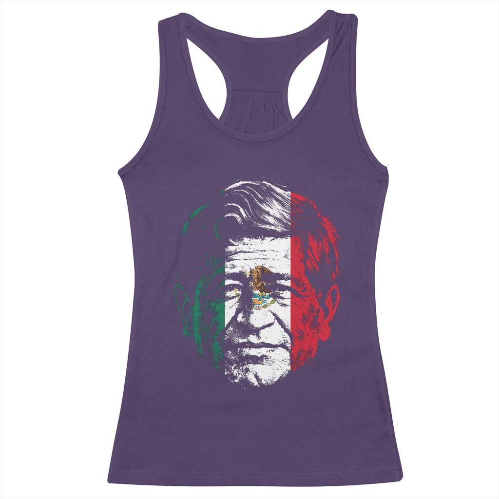 Cesar Chavez Day Mexican American Pride Racerback Tank Top