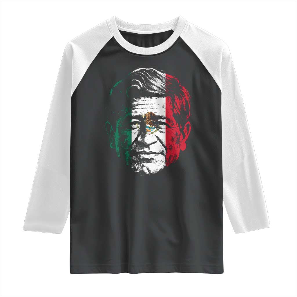 Cesar Chavez Day Mexican American Pride Raglan Shirt