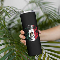Cesar Chavez Day Mexican American Pride Skinny Tumbler