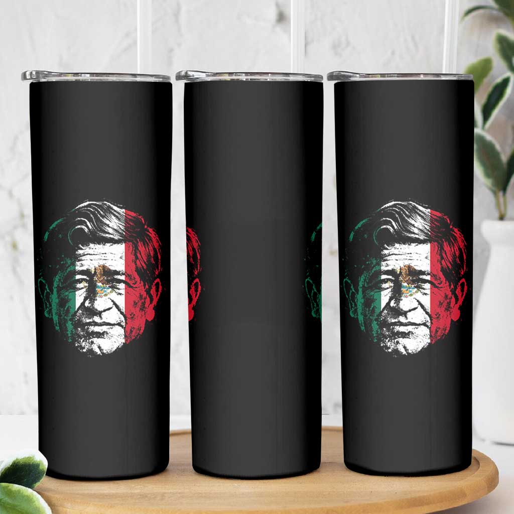 Cesar Chavez Day Mexican American Pride Skinny Tumbler