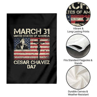 Cesar Chavez March 31 Celebration Garden Flag Christian American Flag Religious