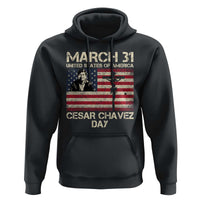 Cesar Chavez March 31 Celebration Hoodie Christian American Flag Religious