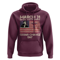 Cesar Chavez March 31 Celebration Hoodie Christian American Flag Religious