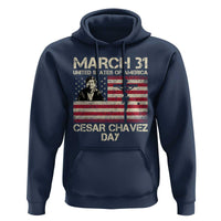 Cesar Chavez March 31 Celebration Hoodie Christian American Flag Religious