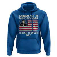 Cesar Chavez March 31 Celebration Hoodie Christian American Flag Religious