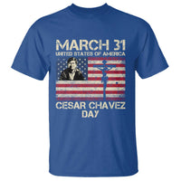 Cesar Chavez March 31 Celebration T Shirt Christian American Flag Religious