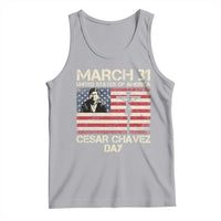 Cesar Chavez March 31 Celebration Tank Top Christian American Flag Religious
