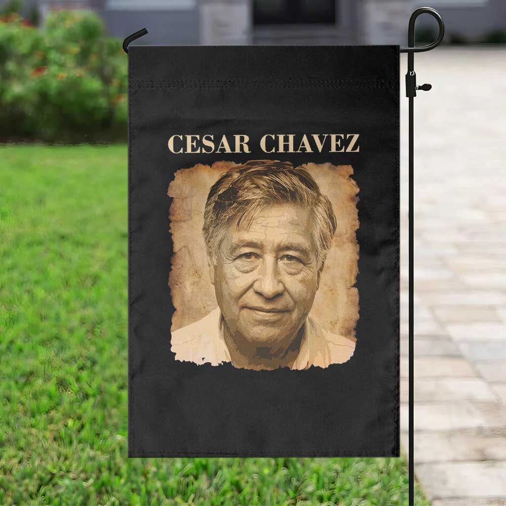 Cesar Chavez Garden Flag Mexican American Pride Latino Heritage