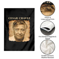 Cesar Chavez Garden Flag Mexican American Pride Latino Heritage