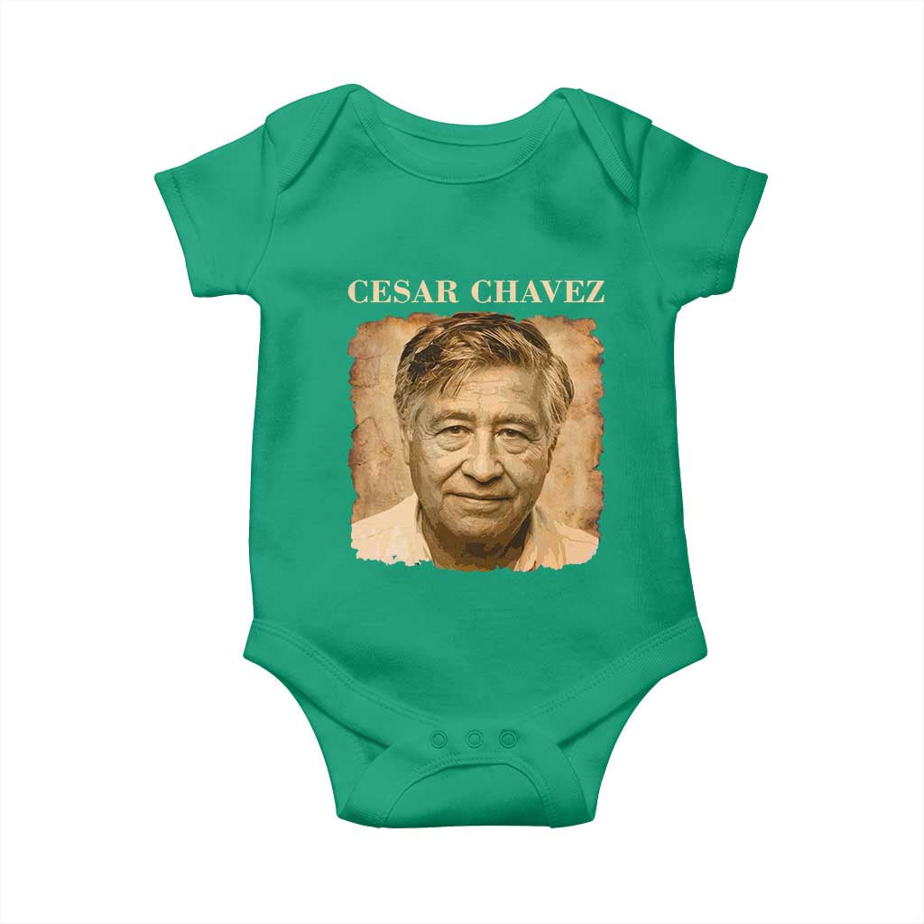 Cesar Chavez Baby Onesie Mexican American Pride Latino Heritage