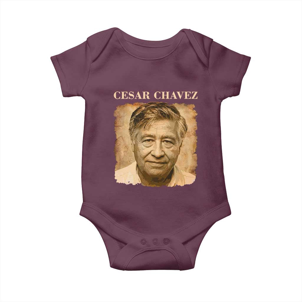 Cesar Chavez Baby Onesie Mexican American Pride Latino Heritage