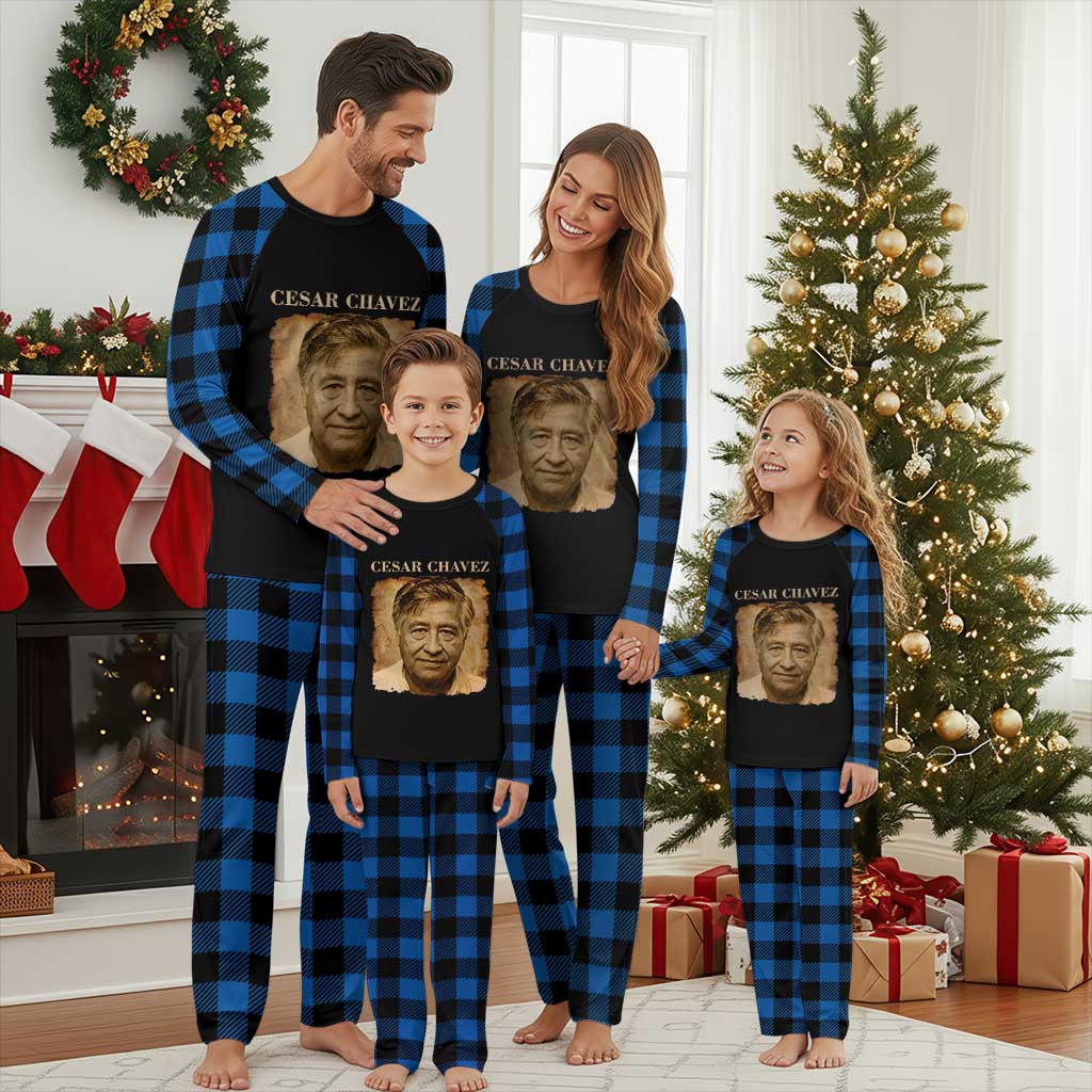 Cesar Chavez Plaid Pajama Set Mexican American Pride Latino Heritage