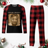 Cesar Chavez Plaid Pajama Set Mexican American Pride Latino Heritage