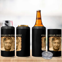 Cesar Chavez 4 in 1 Can Cooler Tumbler Mexican American Pride Latino Heritage