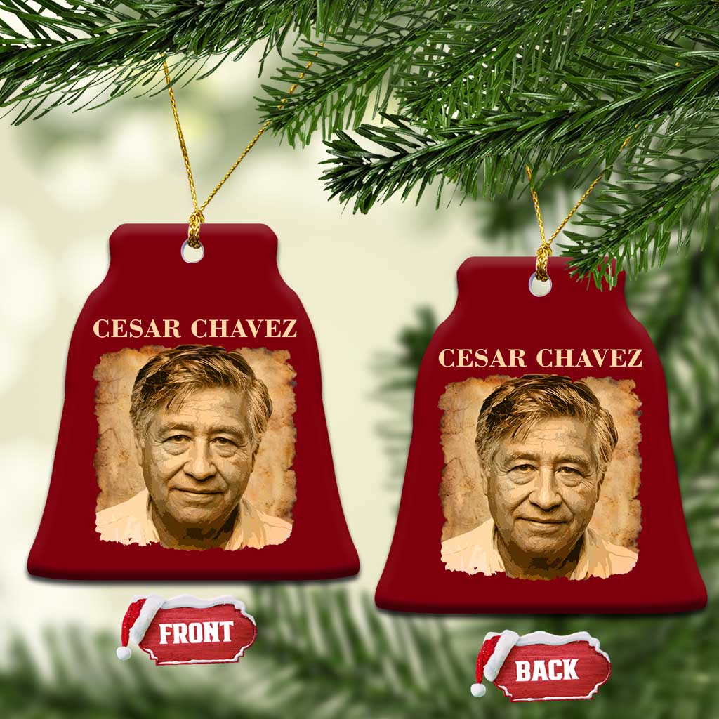 Cesar Chavez Ceramic Ornament Mexican American Pride Latino Heritage