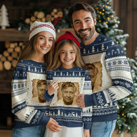Cesar Chavez Ugly Christmas Sweater Mexican American Pride Latino Heritage