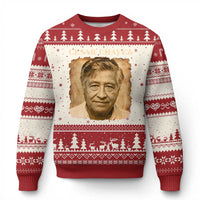 Cesar Chavez Ugly Christmas Sweater Mexican American Pride Latino Heritage