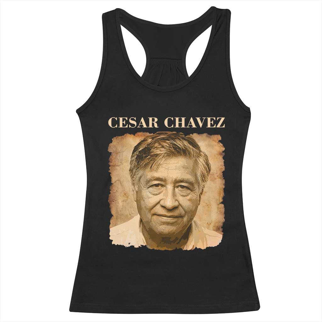 Cesar Chavez Racerback Tank Top Mexican American Pride Latino Heritage
