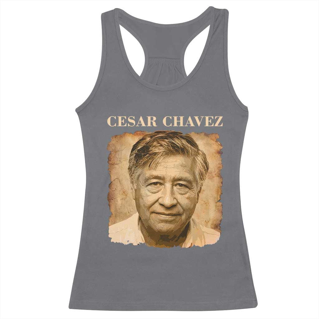 Cesar Chavez Racerback Tank Top Mexican American Pride Latino Heritage