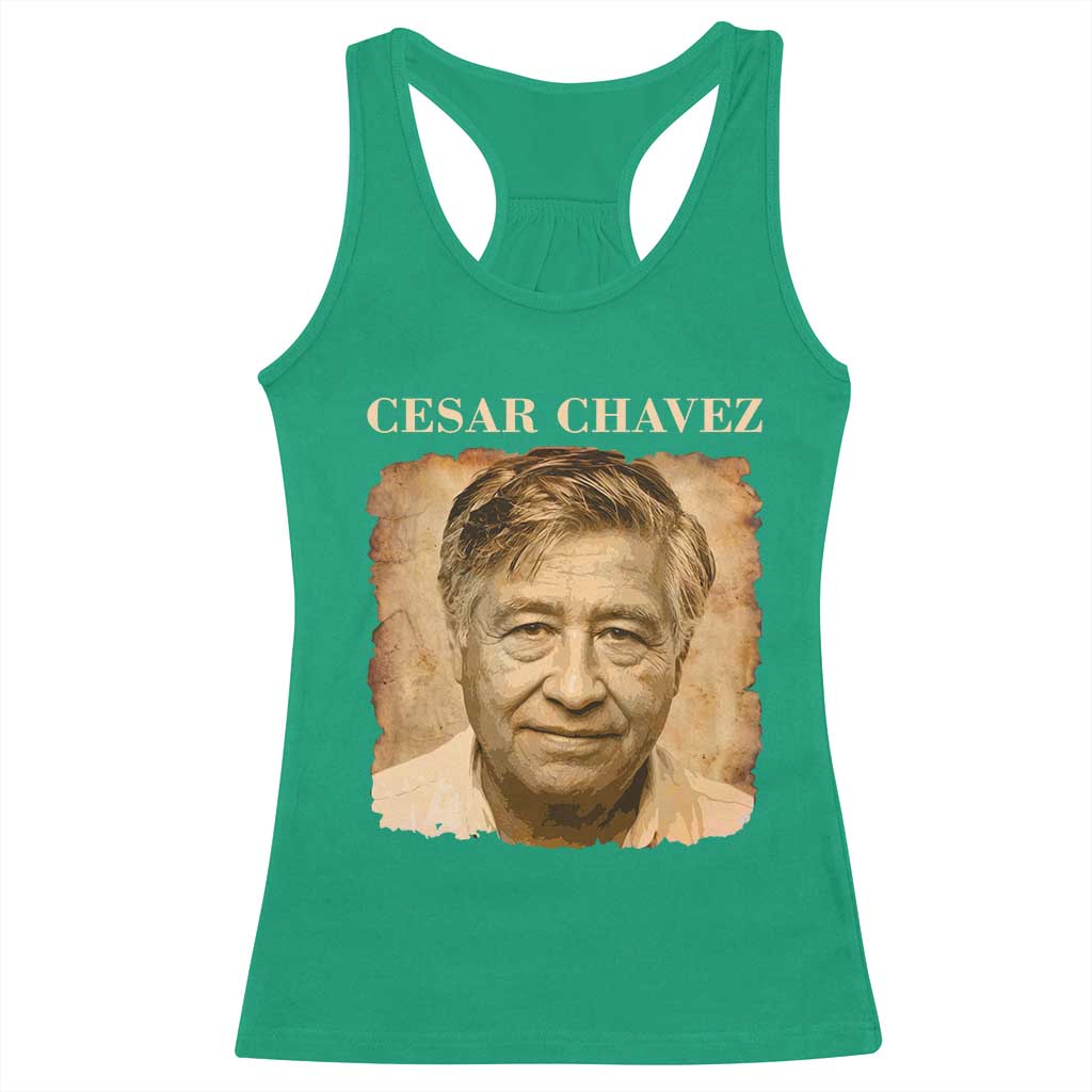 Cesar Chavez Racerback Tank Top Mexican American Pride Latino Heritage