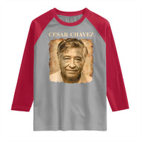 Cesar Chavez Raglan Shirt Mexican American Pride Latino Heritage