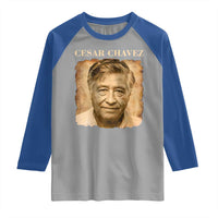 Cesar Chavez Raglan Shirt Mexican American Pride Latino Heritage