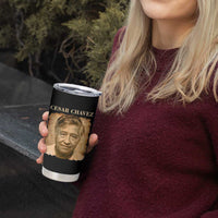 Cesar Chavez Tumbler Cup Mexican American Pride Latino Heritage