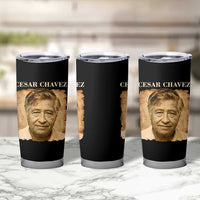 Cesar Chavez Tumbler Cup Mexican American Pride Latino Heritage