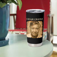 Cesar Chavez Tumbler Cup Mexican American Pride Latino Heritage