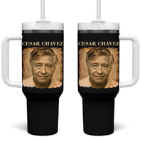 Cesar Chavez Tumbler With Handle Mexican American Pride Latino Heritage