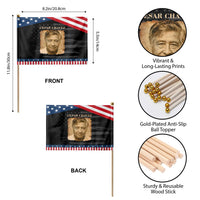 Cesar Chavez Patriotic Handheld Flag Mexican American Pride Latino Heritage