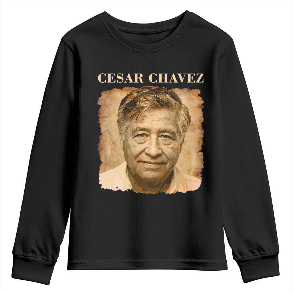 Cesar Chavez Youth Sweatshirt Mexican American Pride Latino Heritage