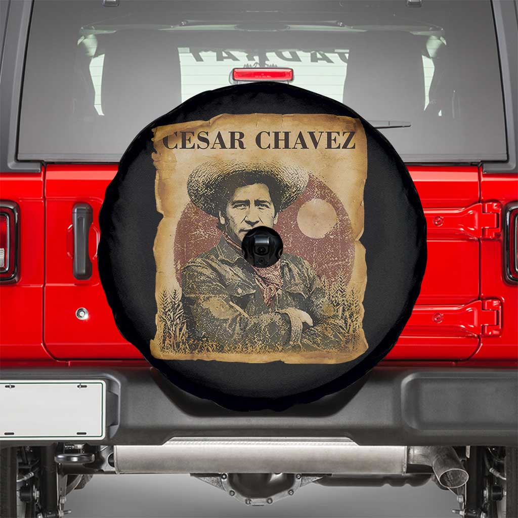 Cesar Chavez Spare Tire Cover Hispanic Heritage Mexican American Pride Latino