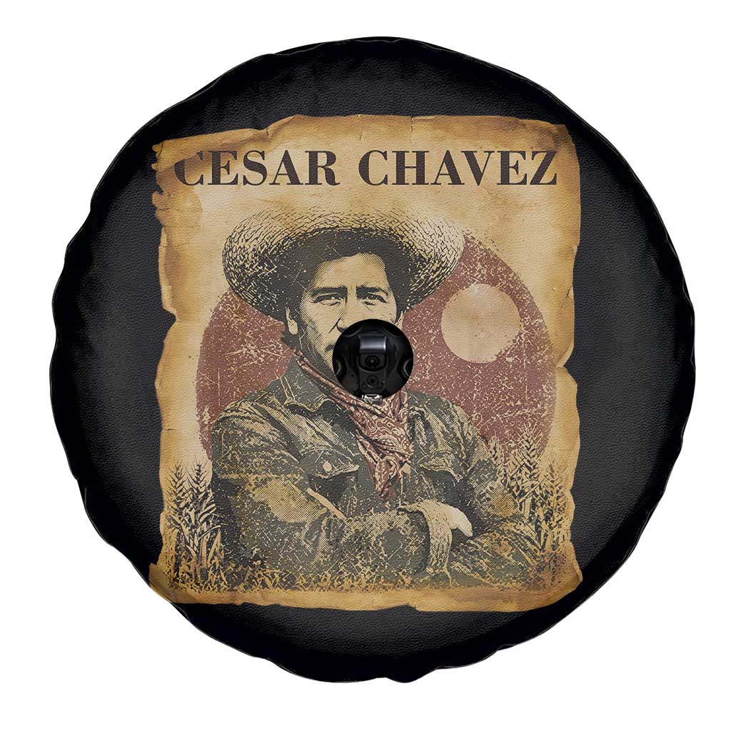 Cesar Chavez Spare Tire Cover Hispanic Heritage Mexican American Pride Latino