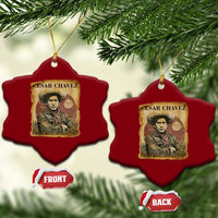 Cesar Chavez Ceramic Ornament Hispanic Heritage Mexican American Pride Latino