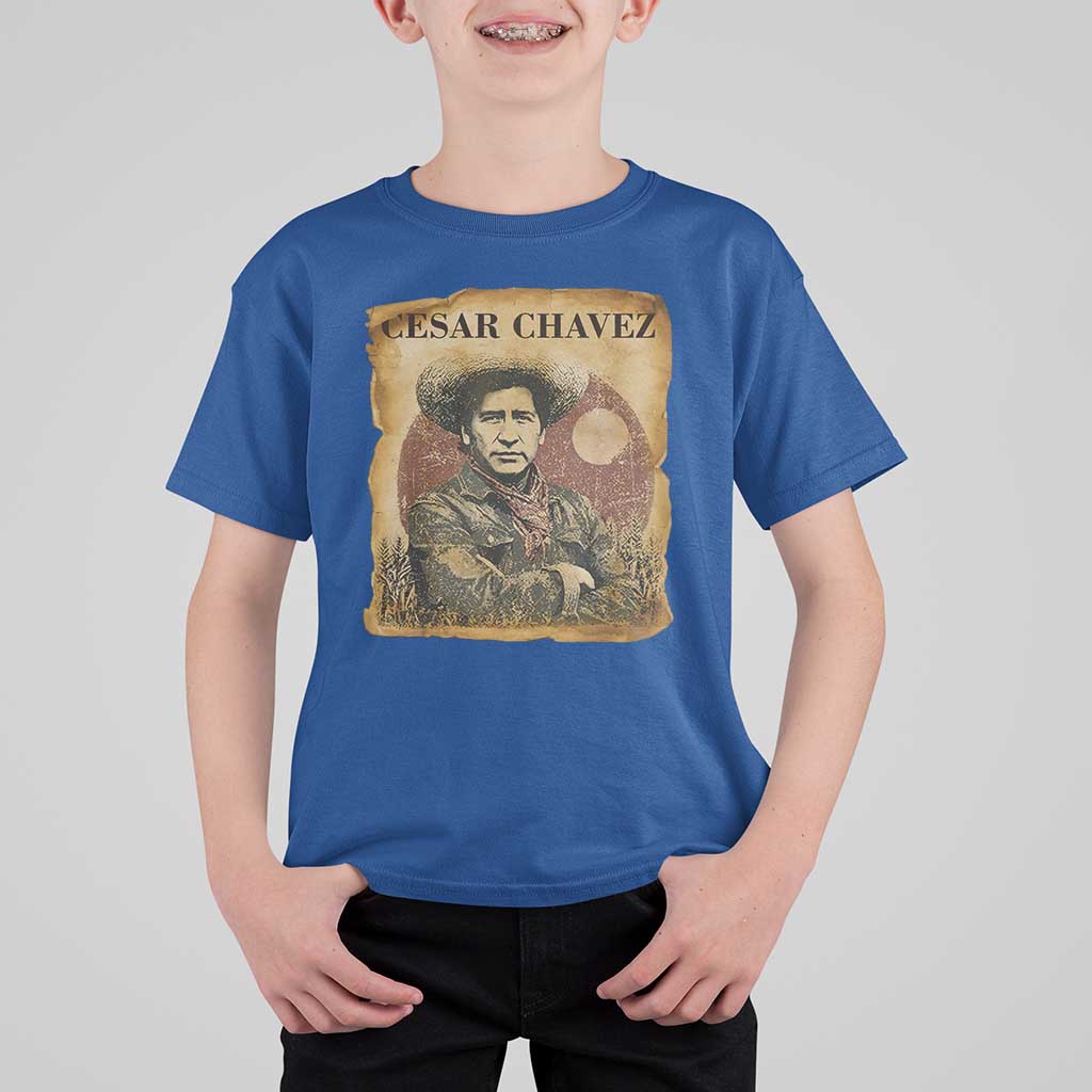 Cesar Chavez T Shirt For Kid Hispanic Heritage Mexican American Pride Latino