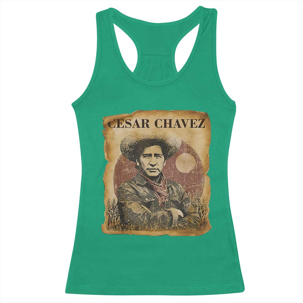 Cesar Chavez Racerback Tank Top Hispanic Heritage Mexican American Pride Latino