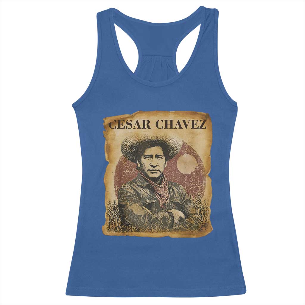 Cesar Chavez Racerback Tank Top Hispanic Heritage Mexican American Pride Latino
