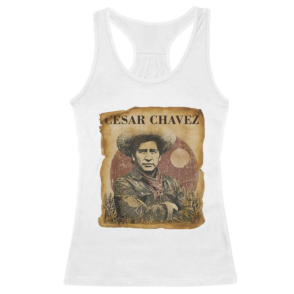 Cesar Chavez Racerback Tank Top Hispanic Heritage Mexican American Pride Latino
