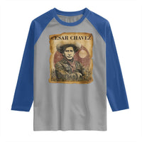 Cesar Chavez Raglan Shirt Hispanic Heritage Mexican American Pride Latino
