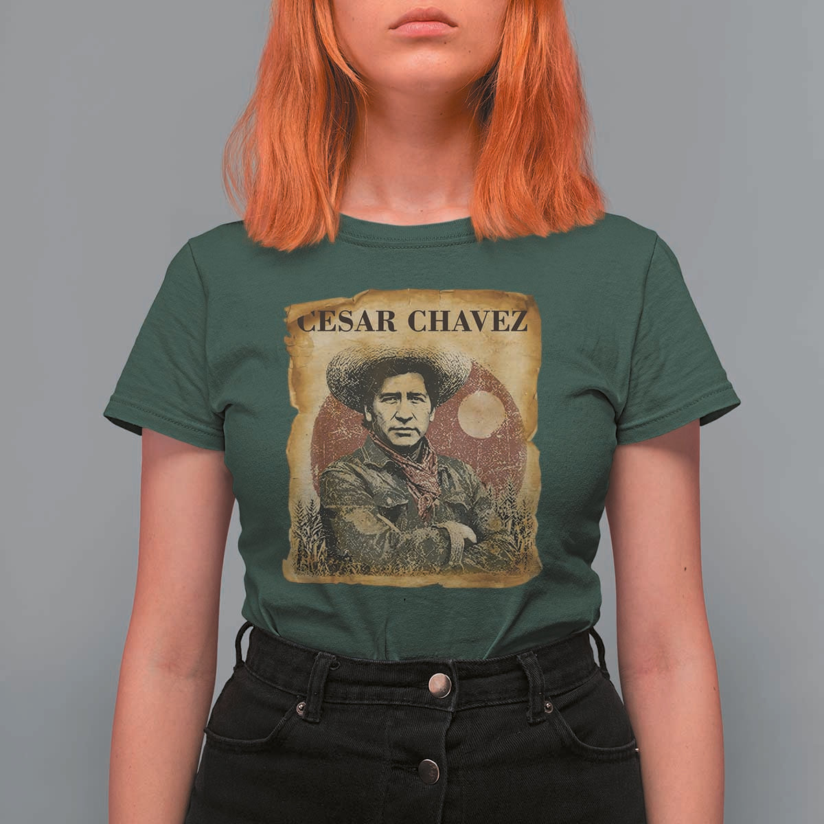 Cesar Chavez T Shirt For Women Hispanic Heritage Mexican American Pride Latino