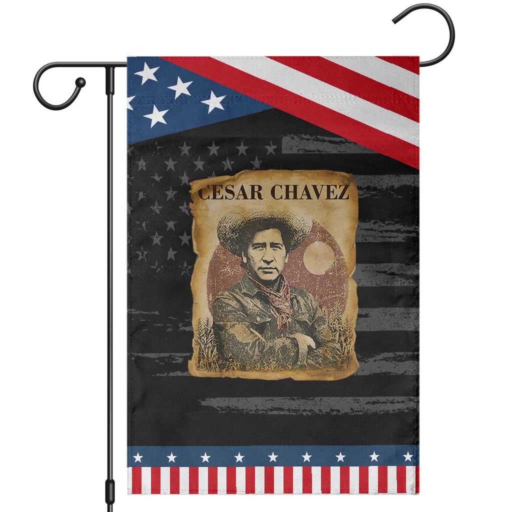 Cesar Chavez Garden Flag Hispanic Heritage Mexican American Pride Latino
