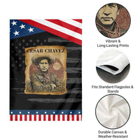 Cesar Chavez Garden Flag Hispanic Heritage Mexican American Pride Latino