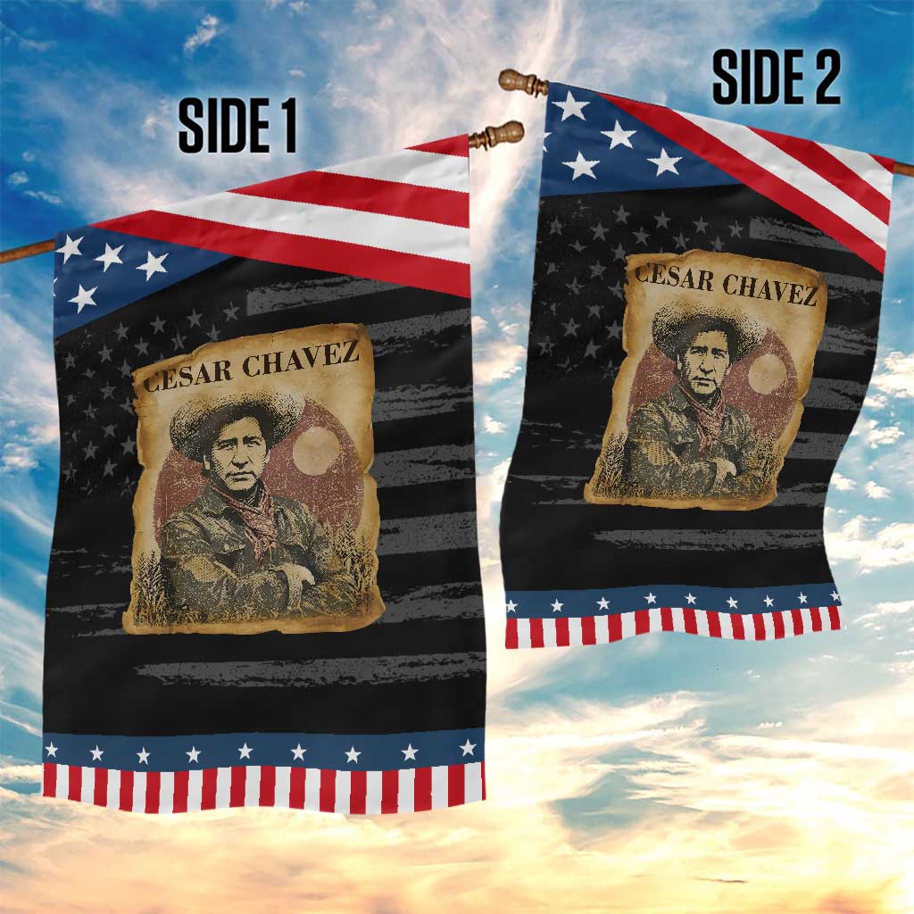 Cesar Chavez Garden Flag Hispanic Heritage Mexican American Pride Latino