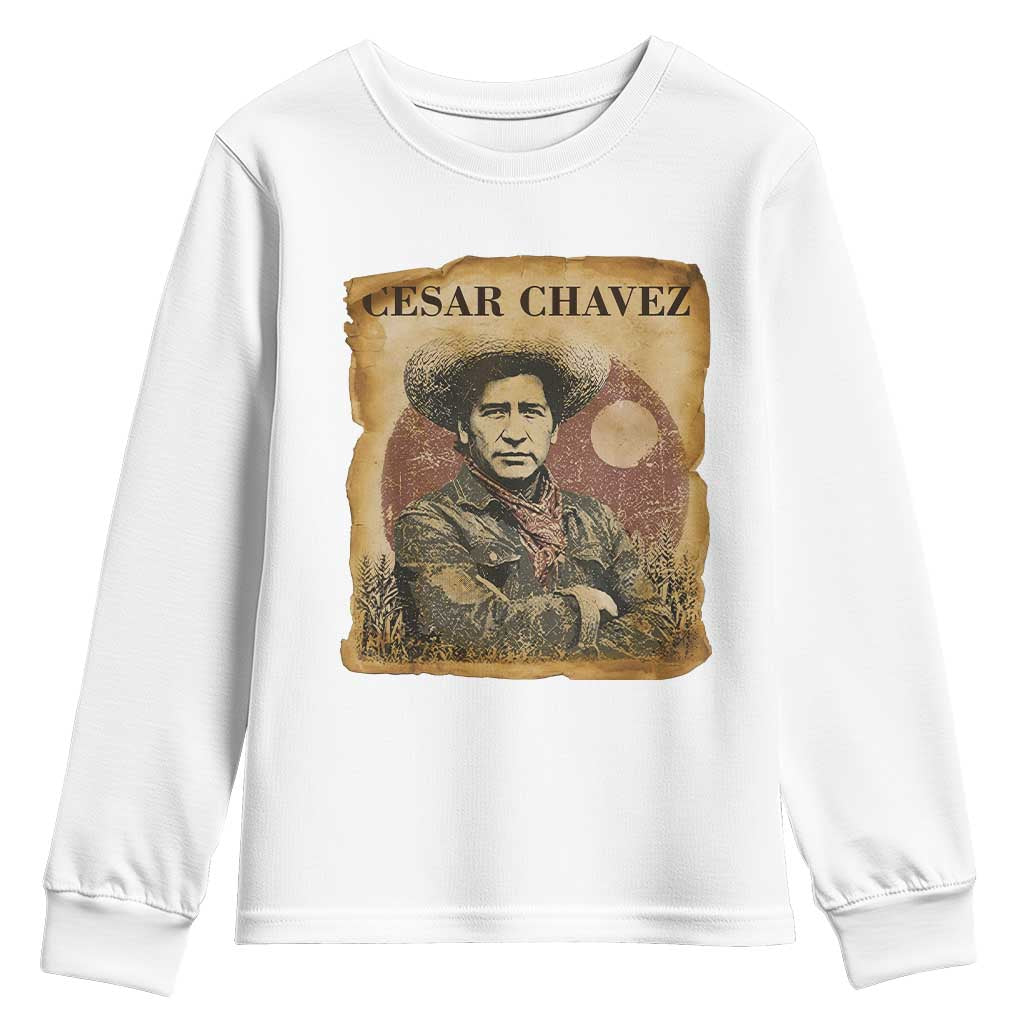 Cesar Chavez Youth Sweatshirt Hispanic Heritage Mexican American Pride Latino