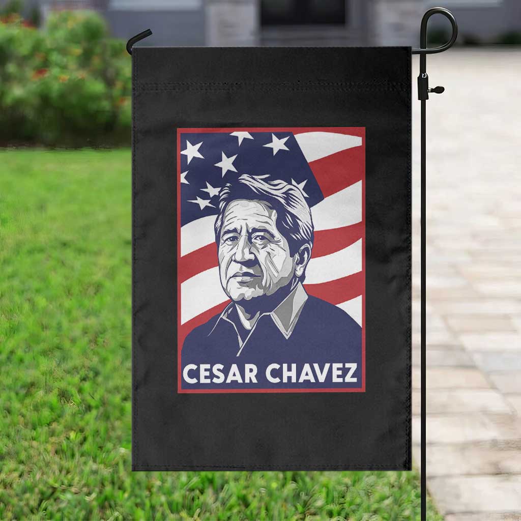 Cesar Chavez Garden Flag Labor Leader Mexican American Pride