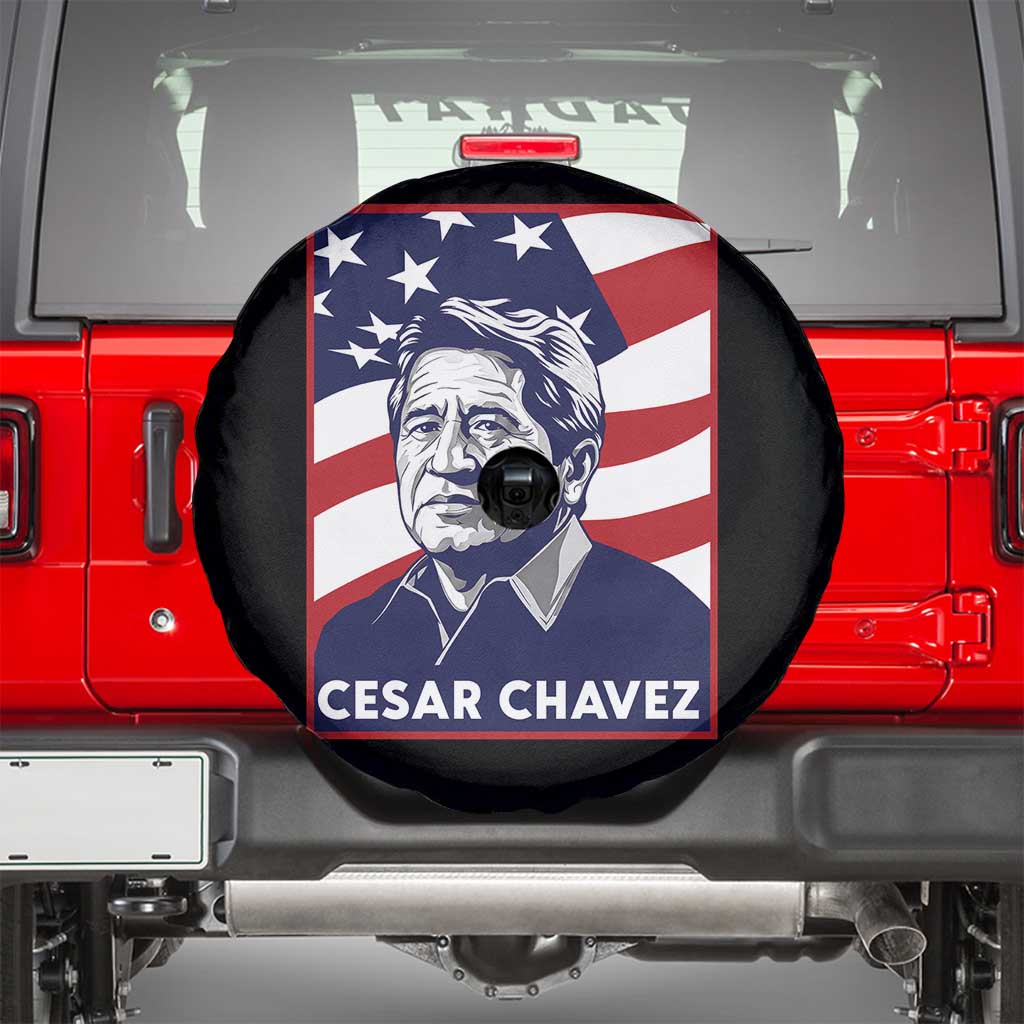 Cesar Chavez Spare Tire Cover Labor Leader Mexican American Pride