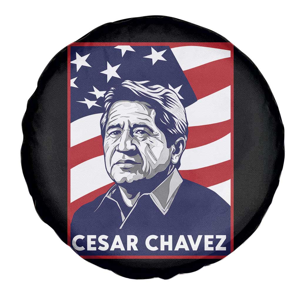 Cesar Chavez Spare Tire Cover Labor Leader Mexican American Pride