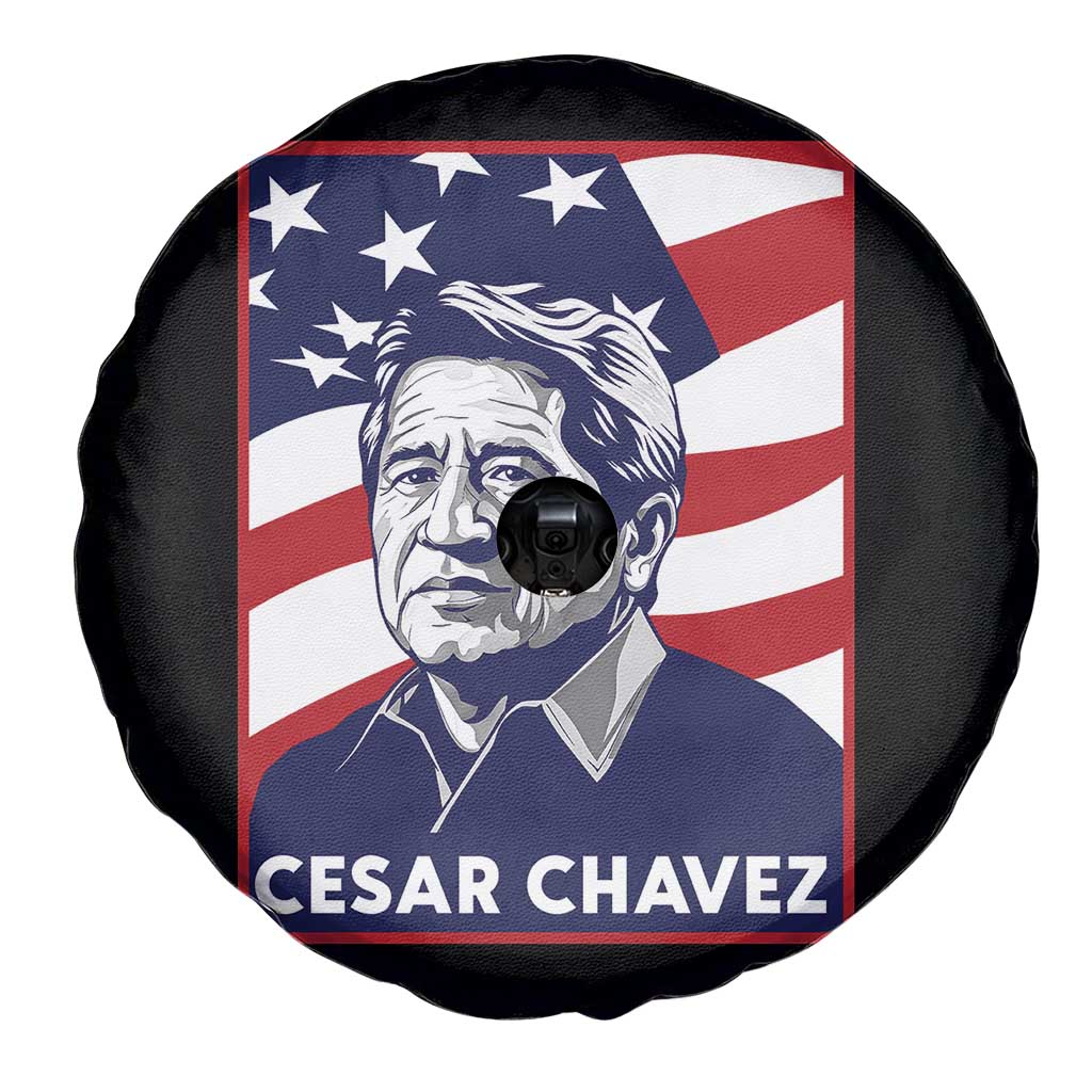 Cesar Chavez Spare Tire Cover Labor Leader Mexican American Pride